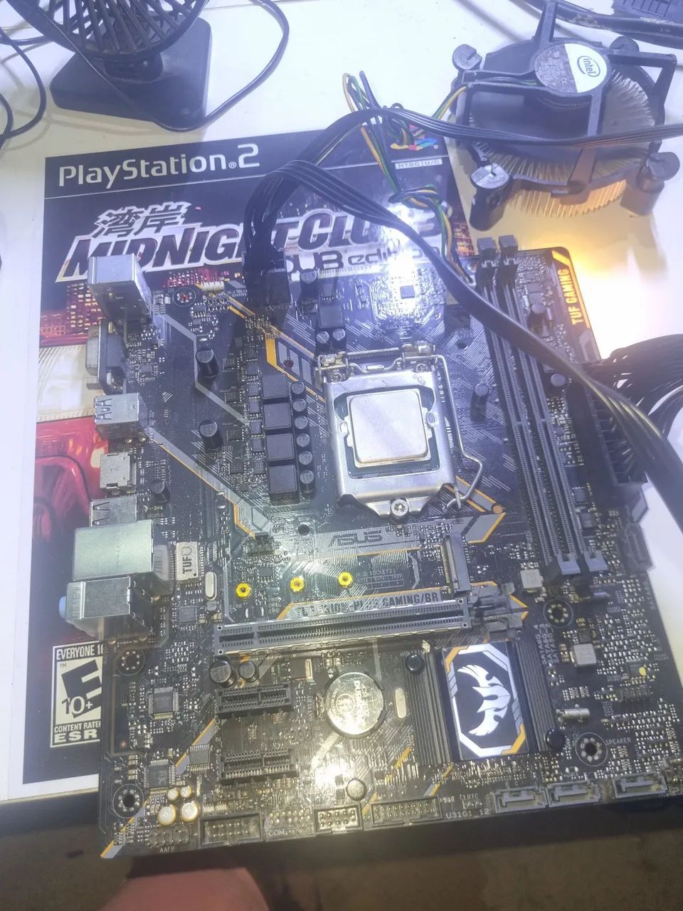 Placa mae Asus h310m-plus i3 defeito
