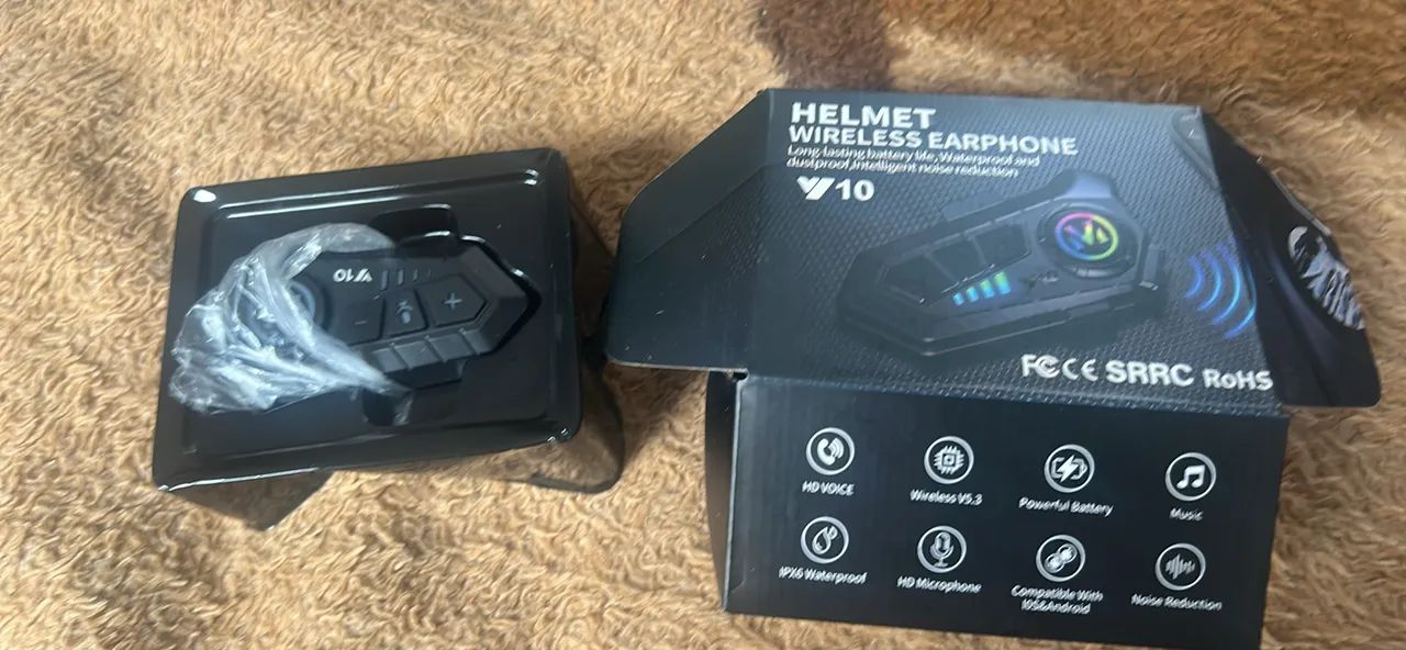 Vendo fone para capacete + suporte celular  - Foto 5