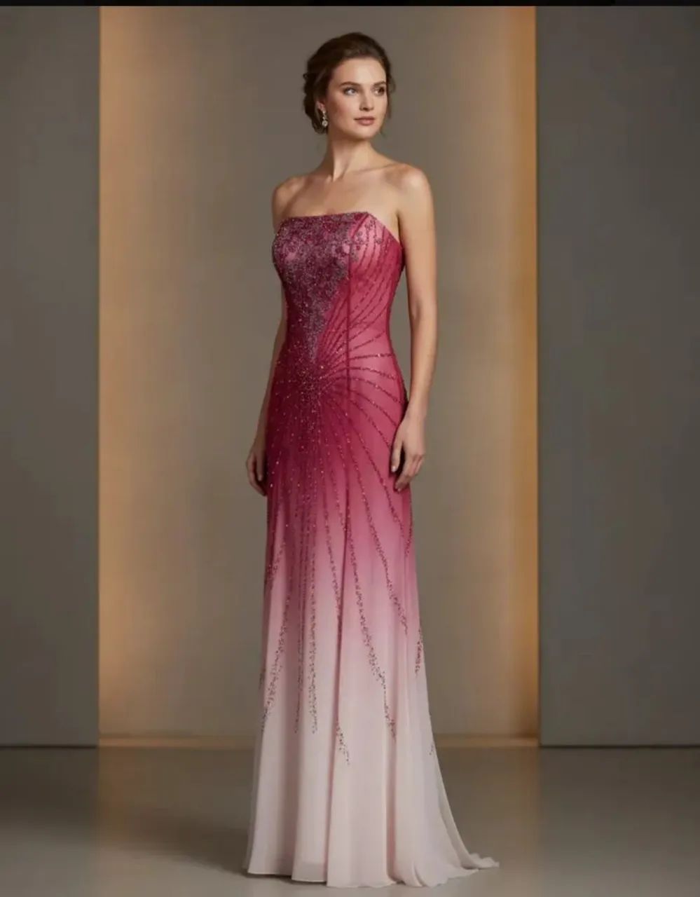 Vestido pink degrade - Foto 3