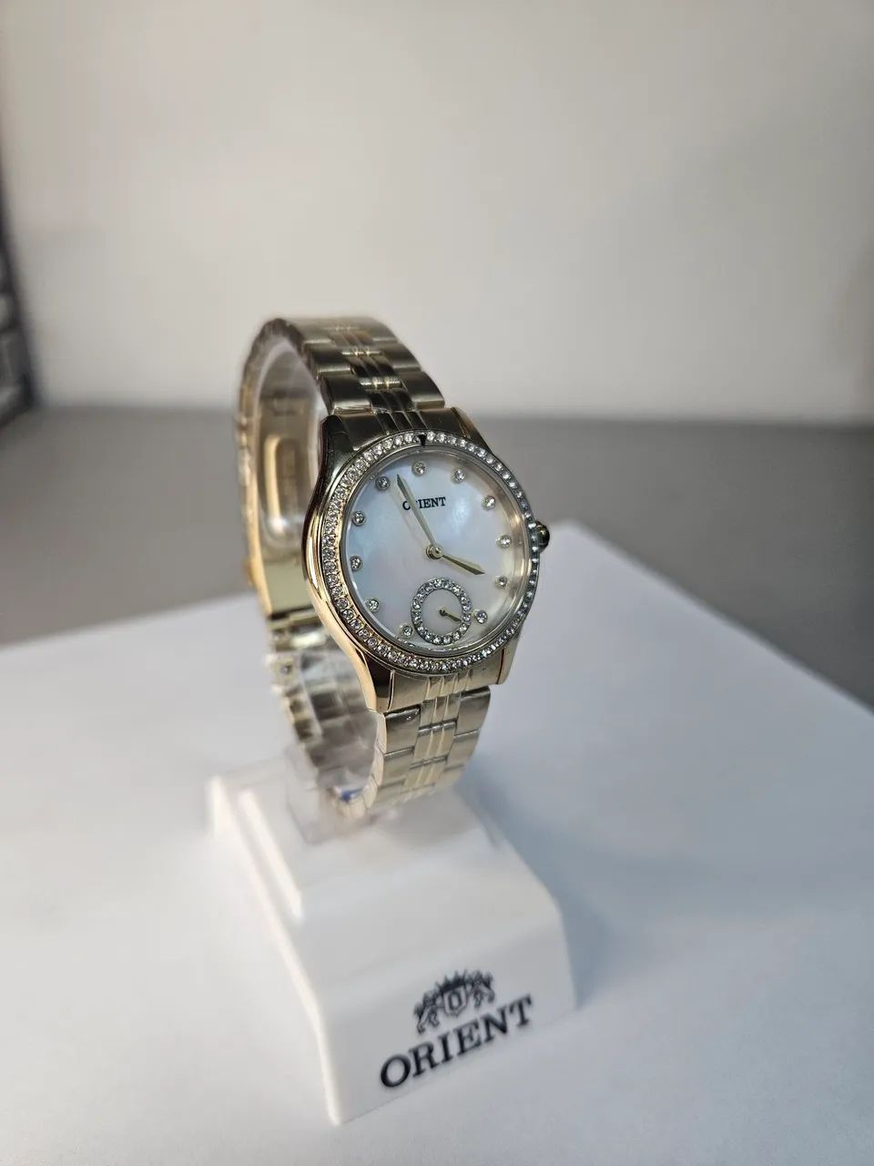 Relógio Quartz Aço Dourado Orient