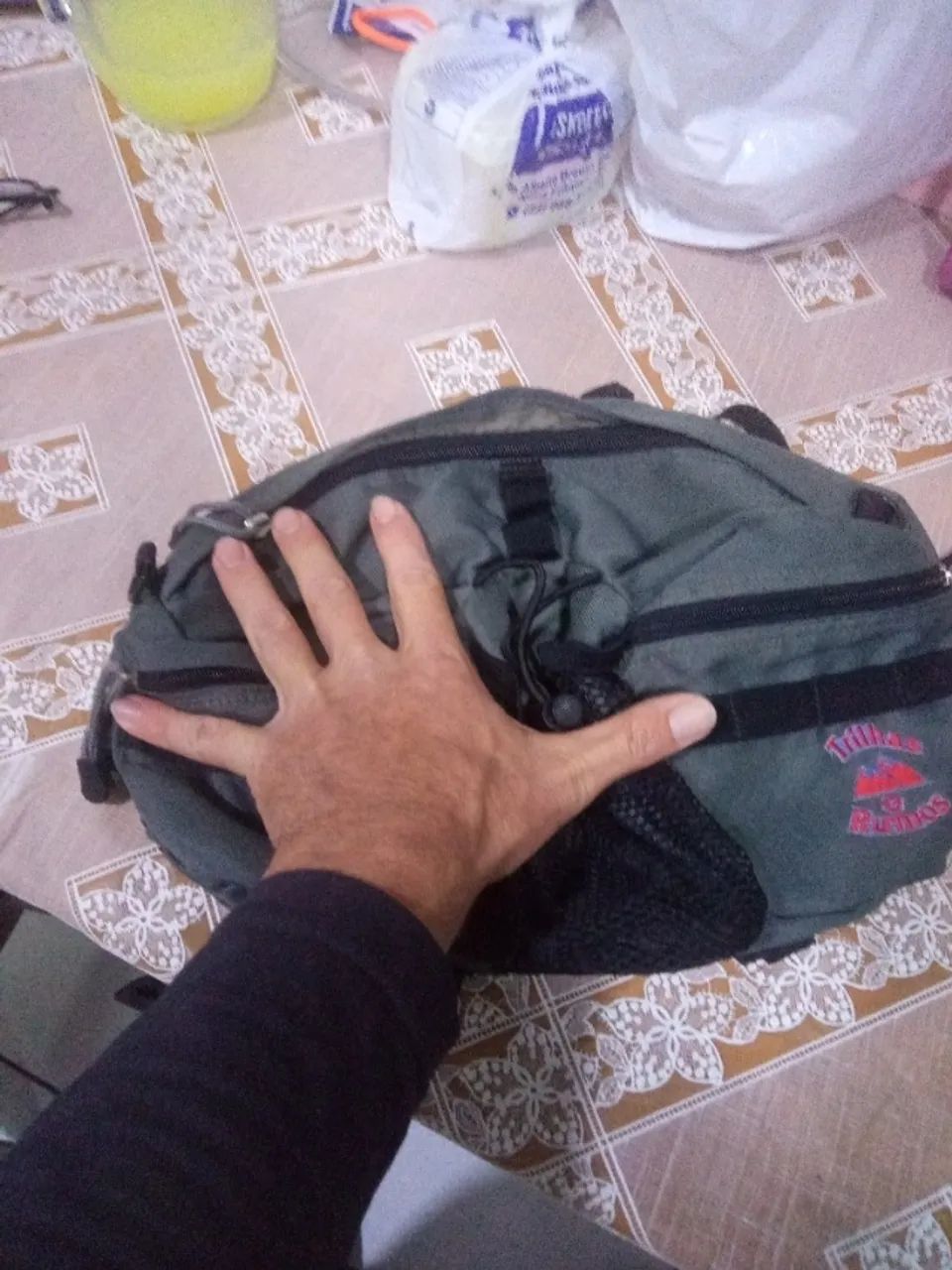 Pochete estojo de cintura trilhas e rumos - Foto 2