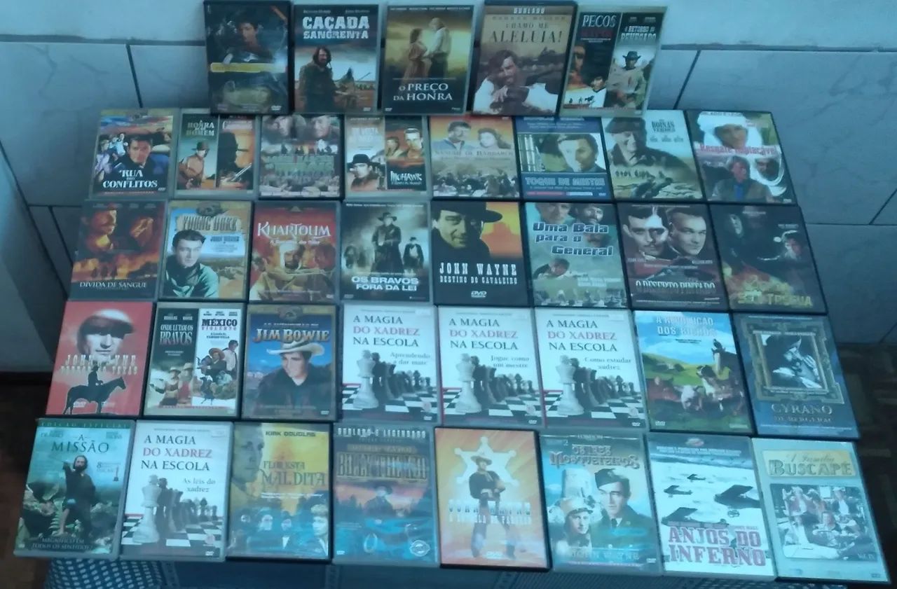 DVD de filmes clássicos 