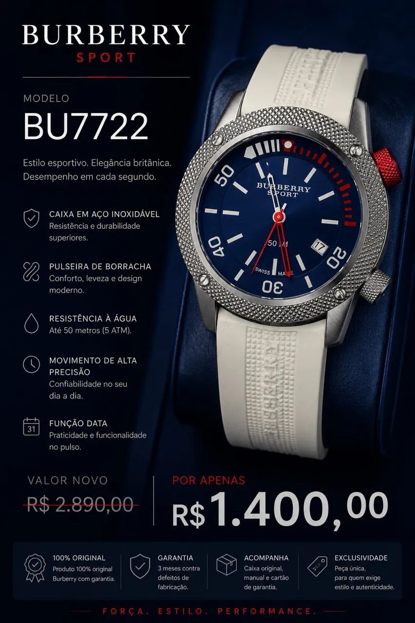 Relógio Burberry 