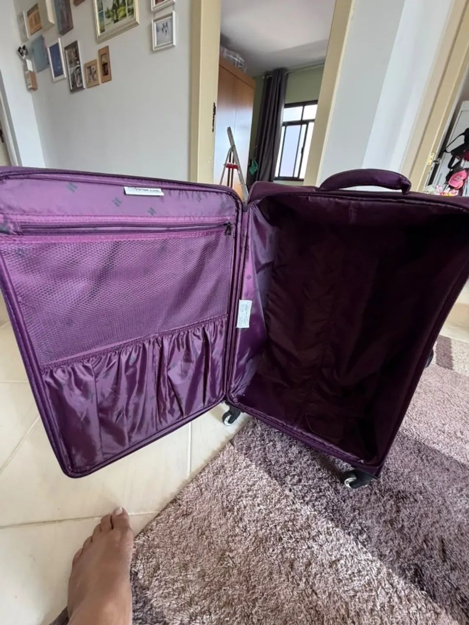 Mala de viagem it luggage roxa - Foto 4