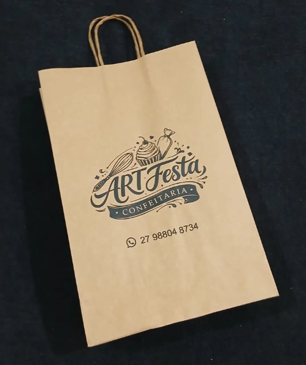 Bolsa de Papel Personalizada 120g (Ikonne - Tel *) - Foto 3
