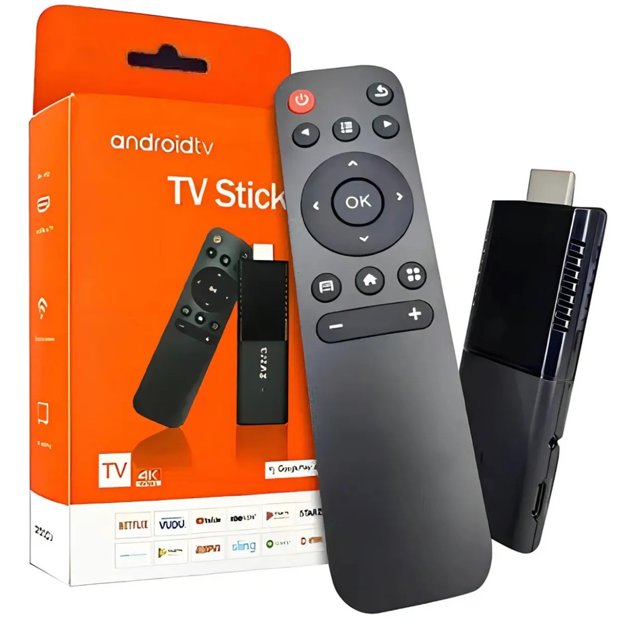 Tv Stick 4k Android 14.0 Com Controle Remoto 128gb 8gb ram - Foto 2