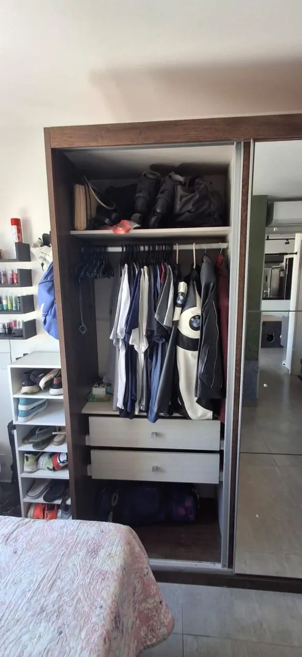 Guarda Roupa Casal com Espelho - Foto 2