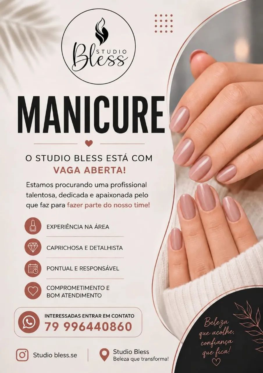 Precisa-se de manicure 