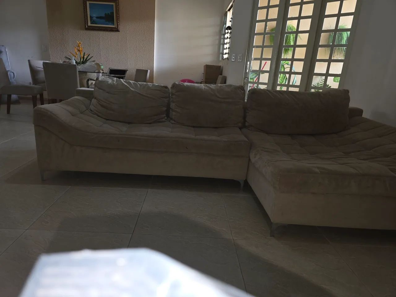 Sofá com chaise - Foto 4