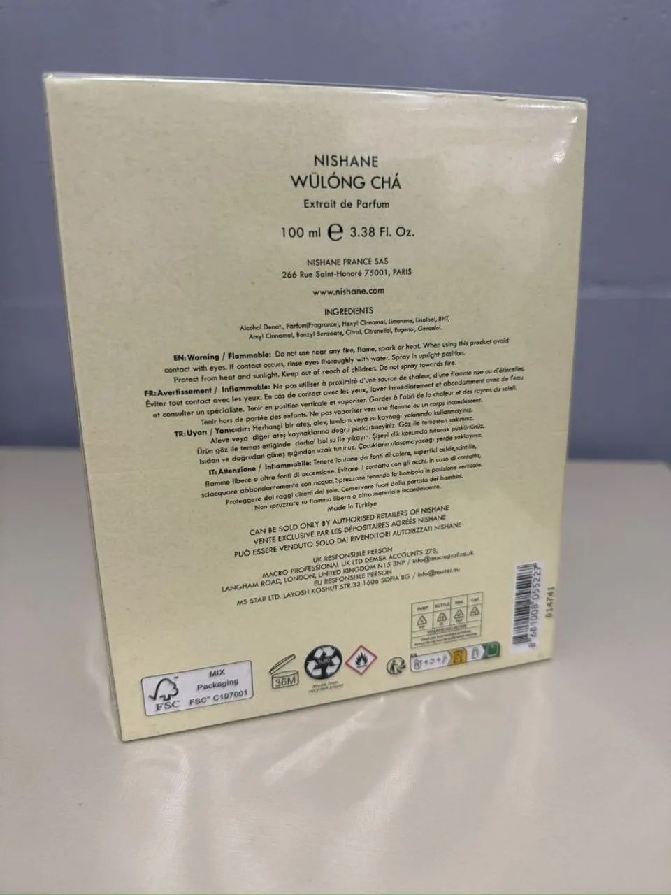Nishane wulong cha 100ml - Foto 4