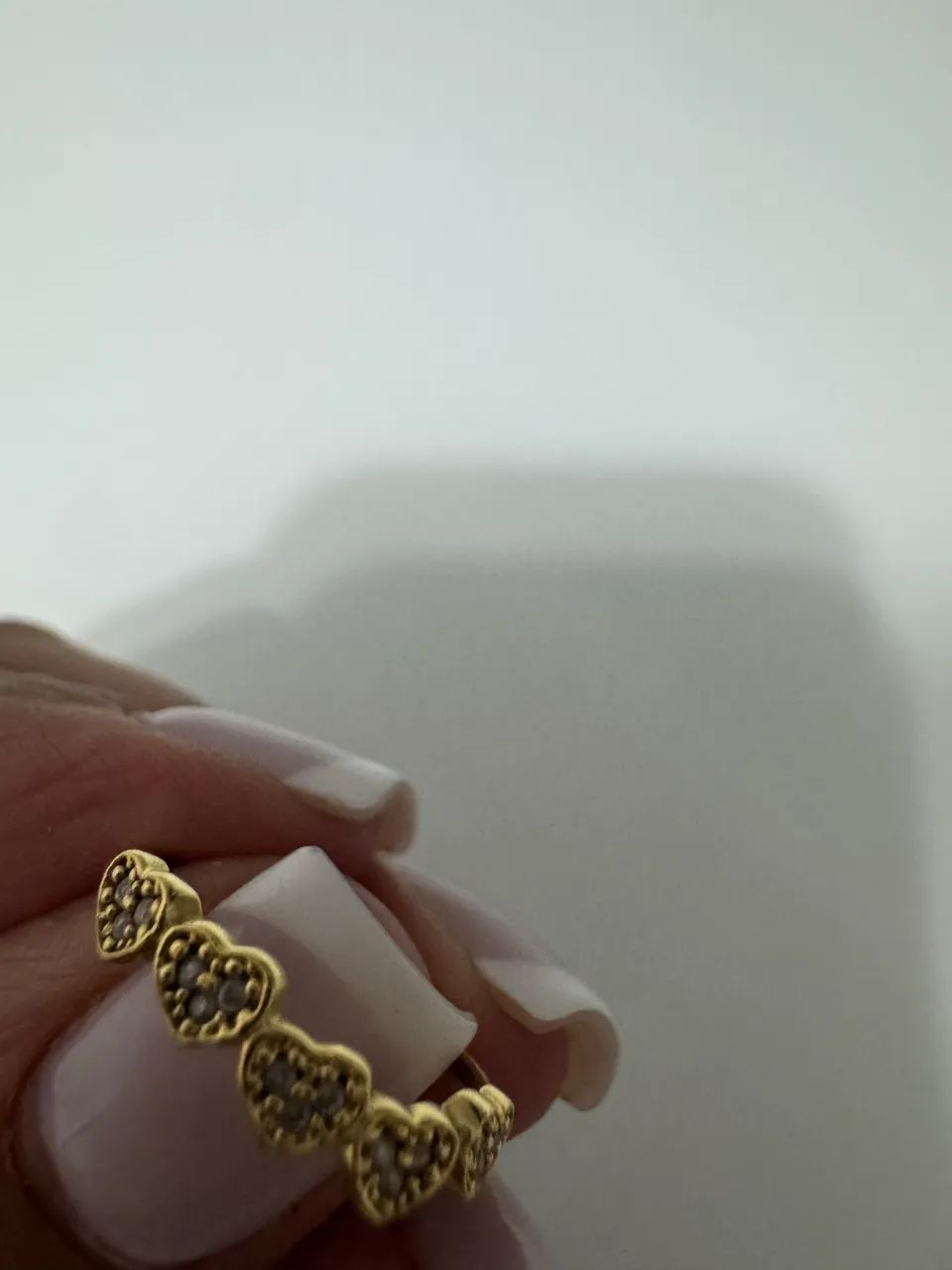 Anel de ouro com brilhantes  - Foto 2