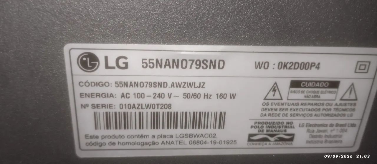 TV SMARTV LG 55" - Foto 2