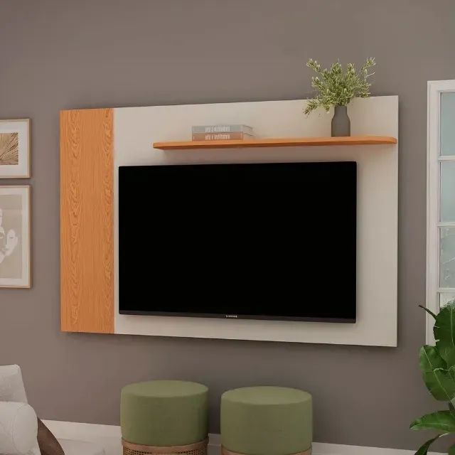 Painel Flórida Cinamomo/Off White Com Frete Grátis
