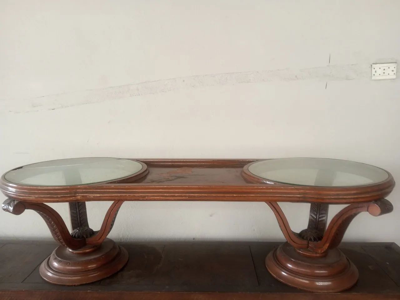 Mesa de centro madeira maciça 