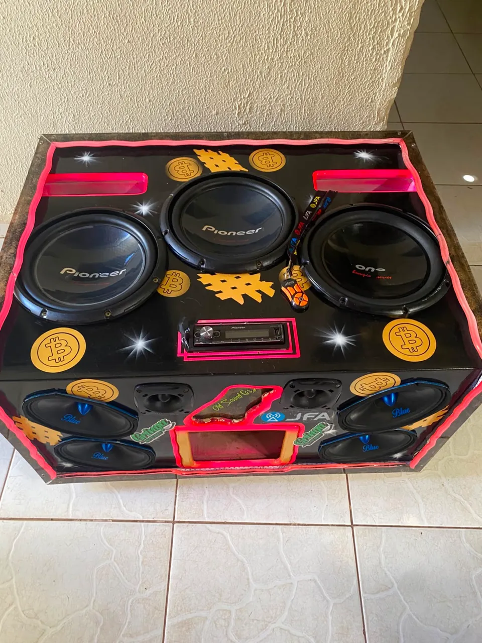 Par alto falante 69 tiger audio 120rms 120w cada - Peças para