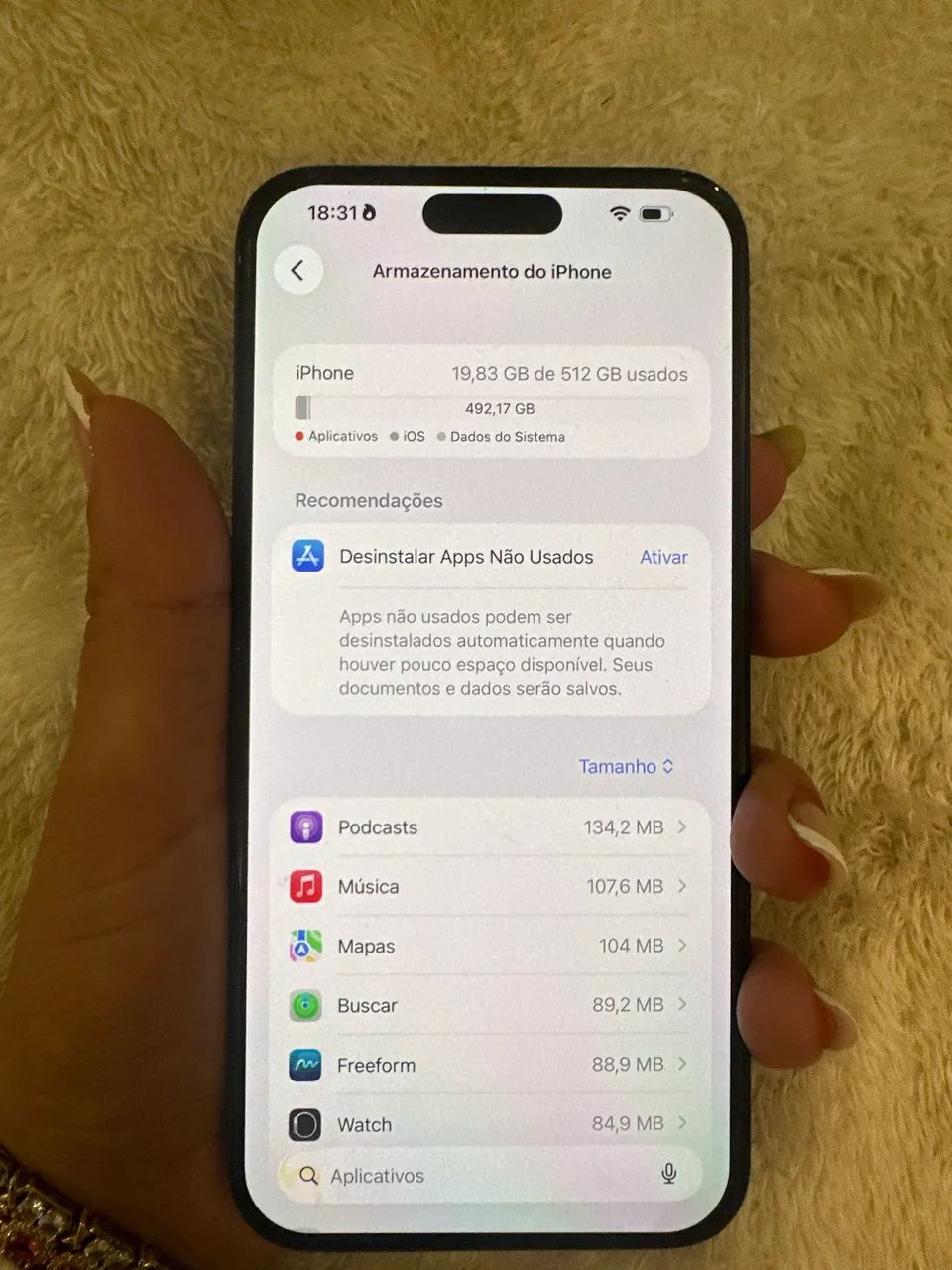 iPhone 15 pro Max 512gb sem arranhões - Foto 2