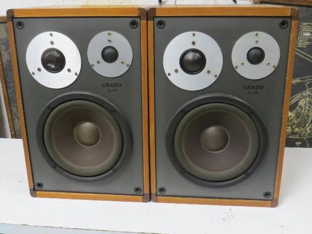 par de caixas de som antiga jamo gl80 