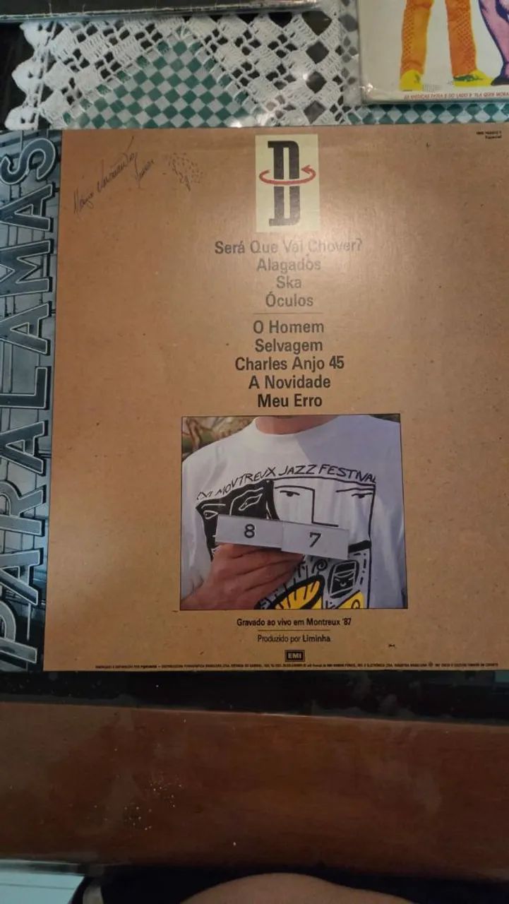 disco de vinil paralamas do sucesso álbum D - Foto 3