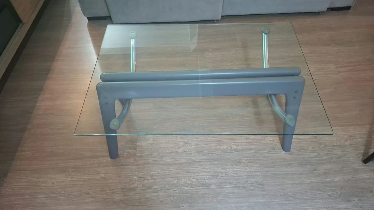 Mesa de Centro tampo de vidro - Foto 2