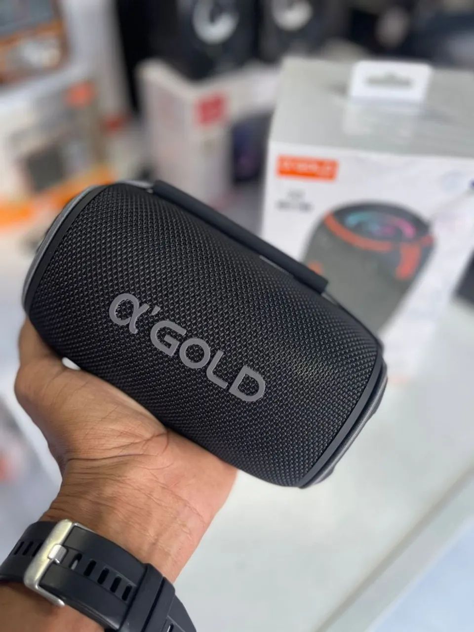 Caixa de som bluetooth sm22 ate 7 horas de som  - Foto 3