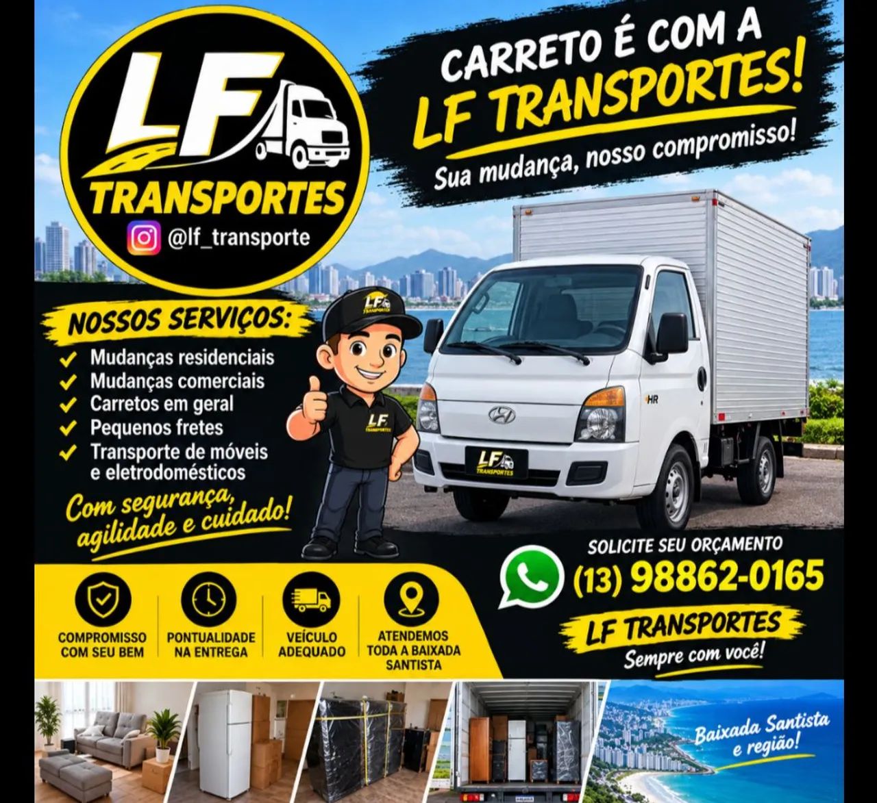 Carretos em  santos sp