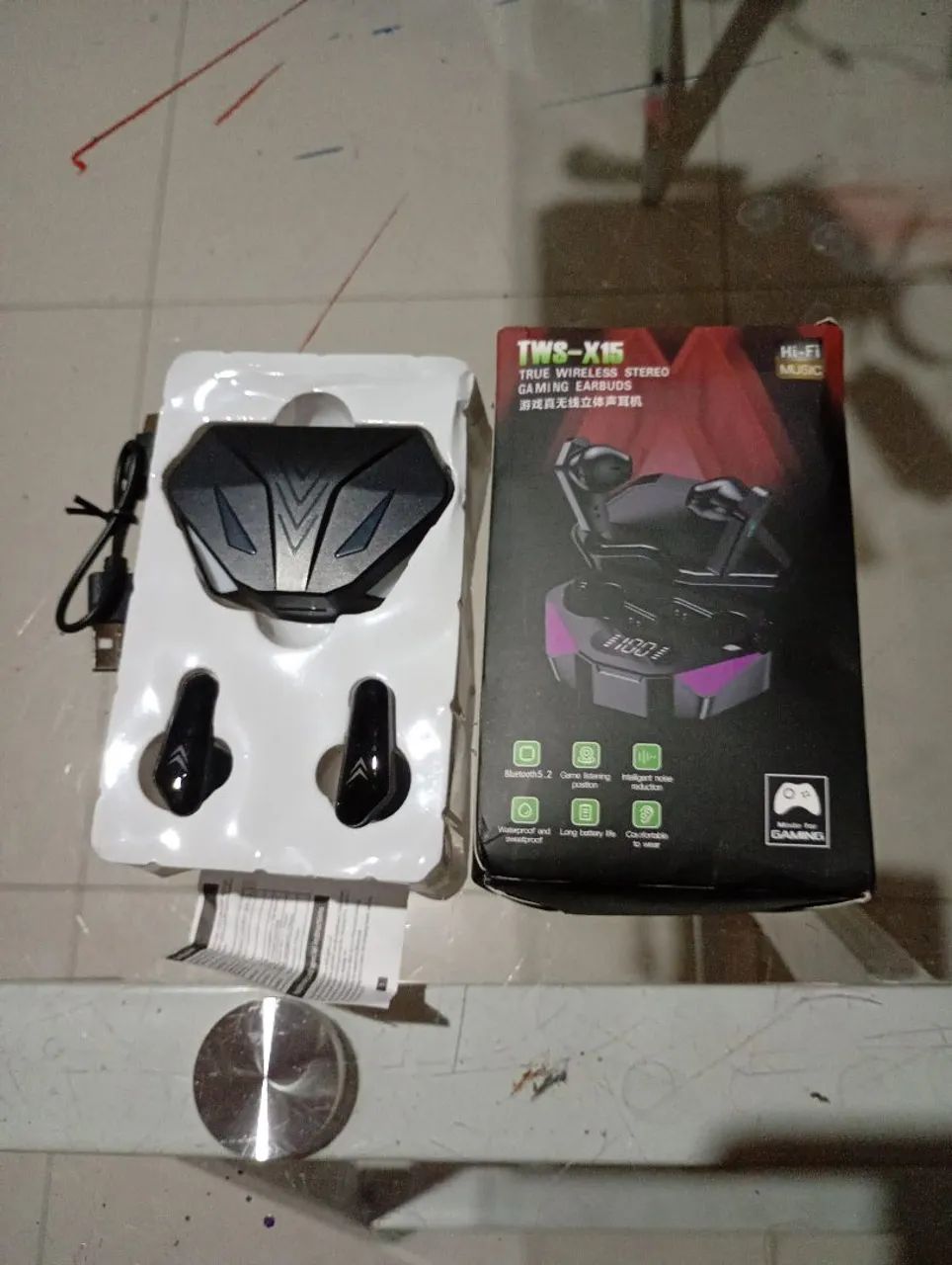 Fone de ouvido bluetooth 
