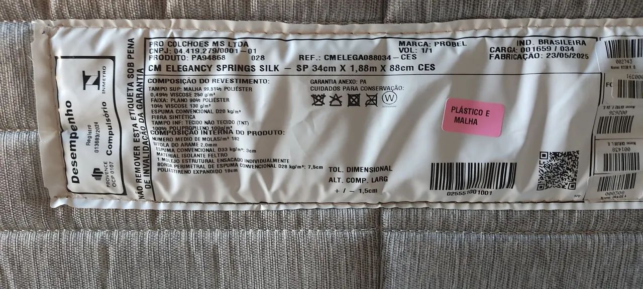 Cama madeira maciça e Colchão D33 Probel solteiro  - Foto 2