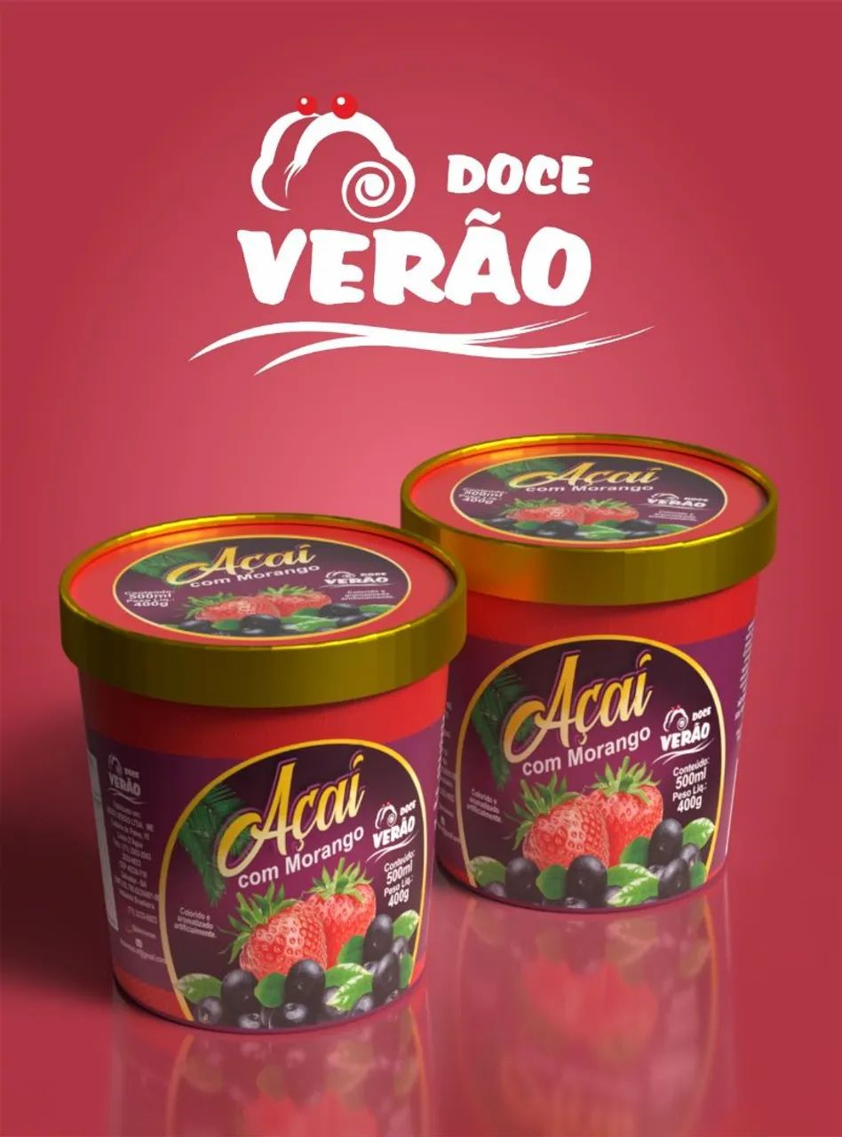 Sorveteria doce verão 