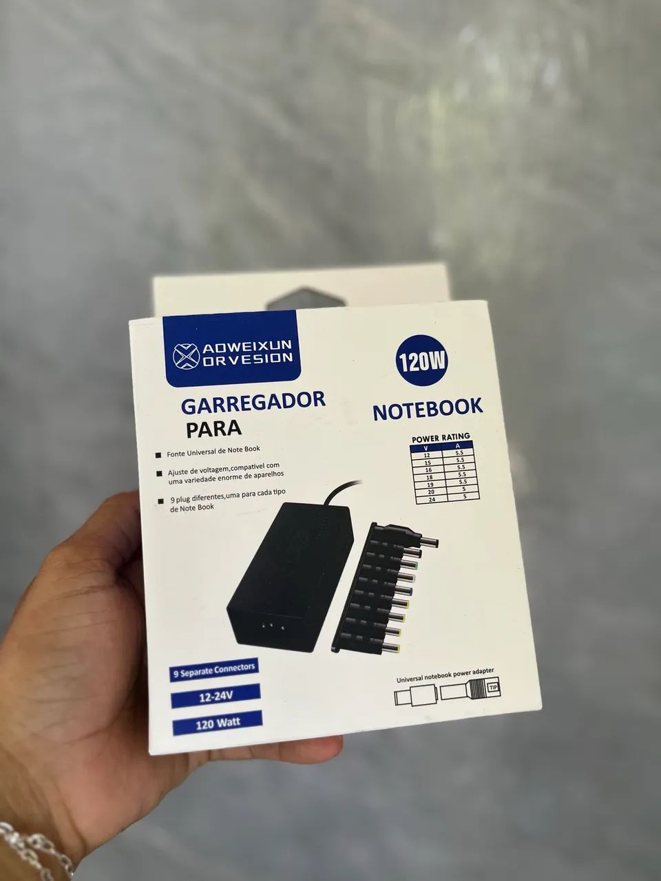 Carregador notebook universal- ENTREGA A DOMICÍLIO 