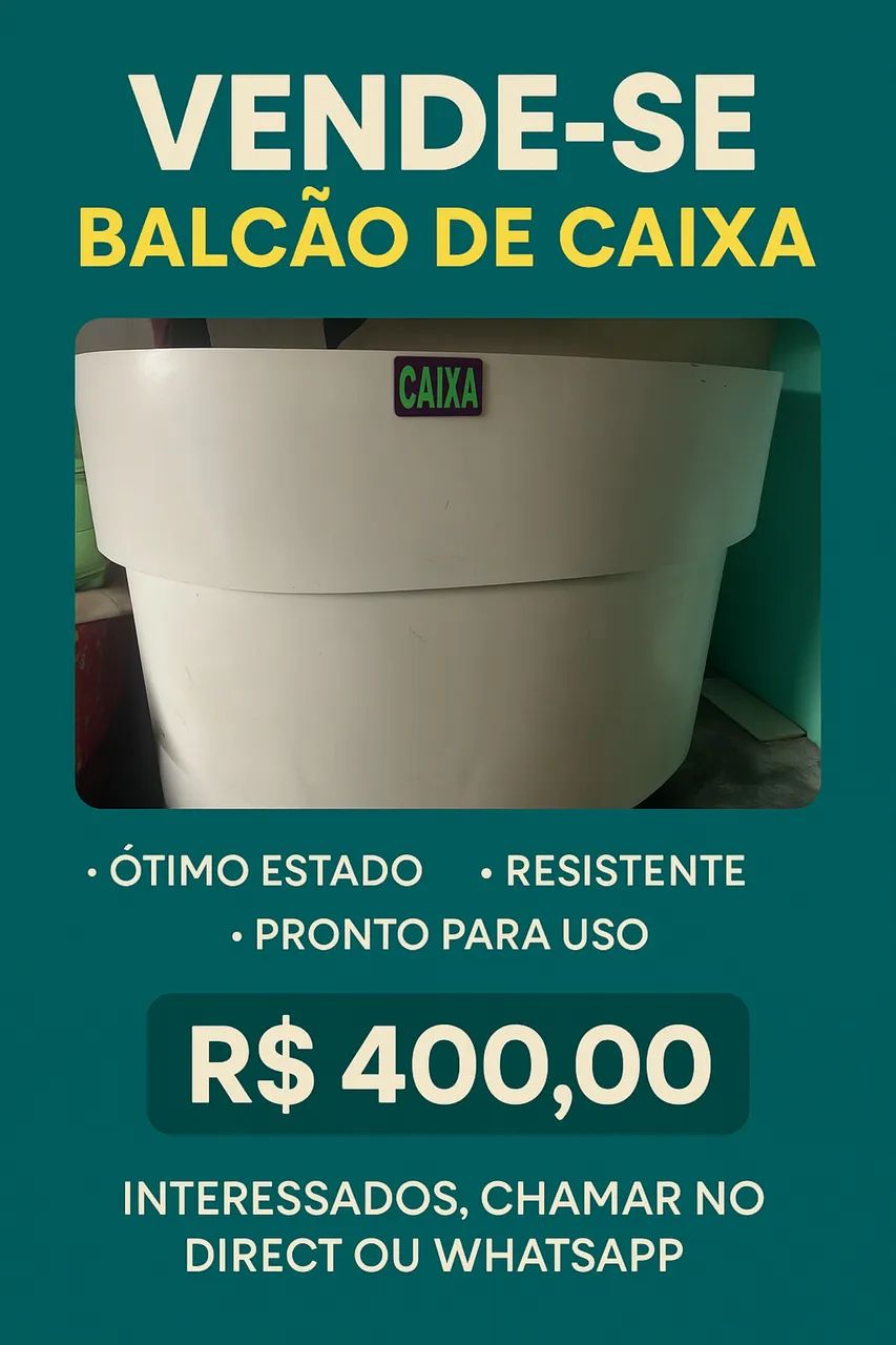 Balcão caixa