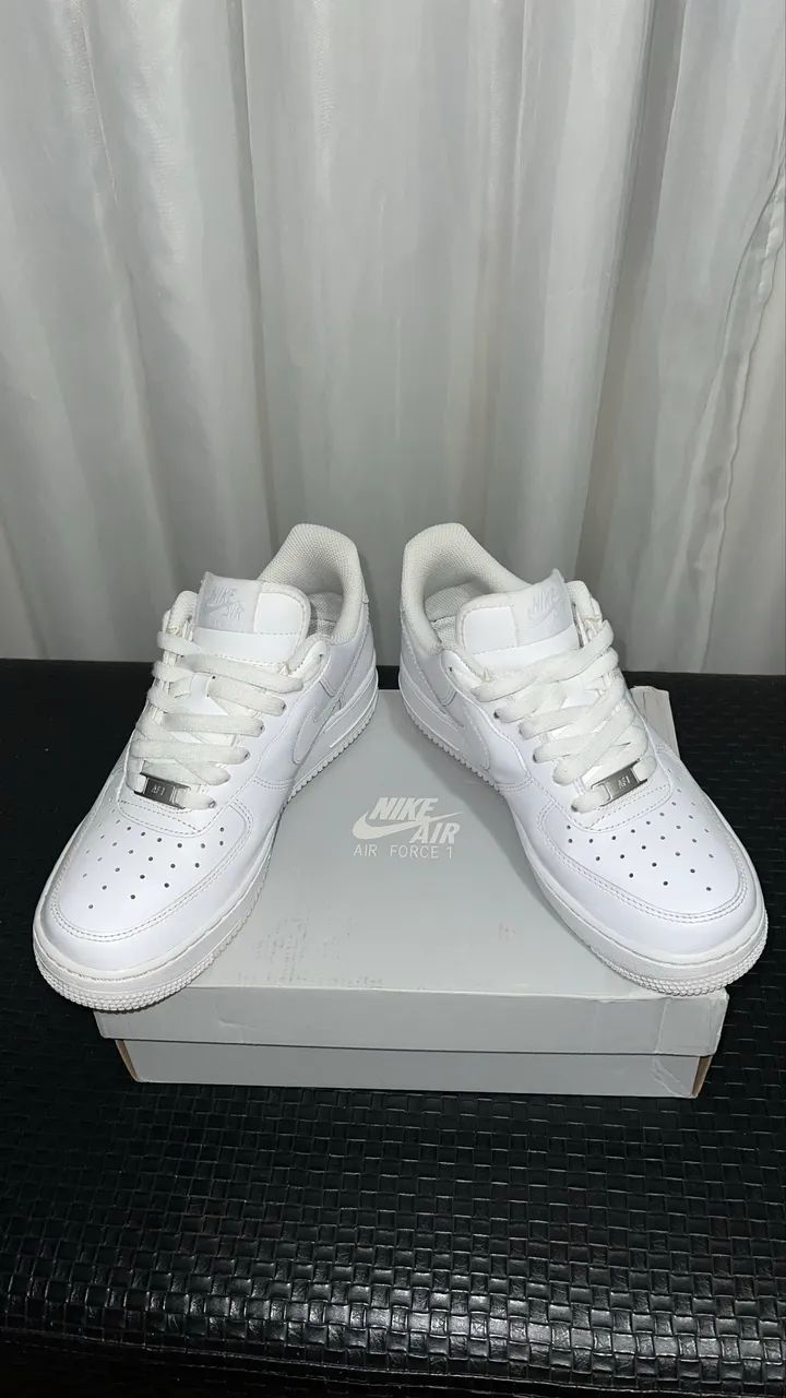 AIR FORCE 1 BRANCO ORIGINAL - TAMANHO 37 - Foto 2