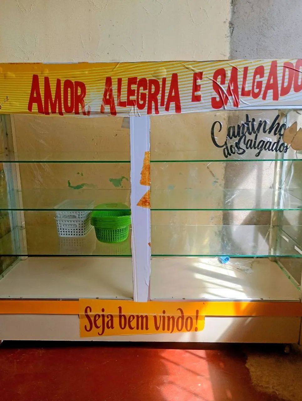 Balcão de vidro 