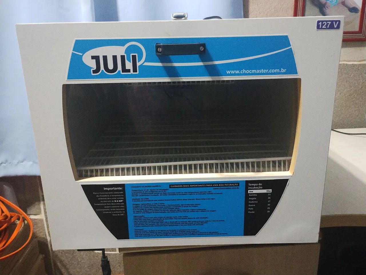 Chocadeira Automática Juli 70 Com Ovoscópio
