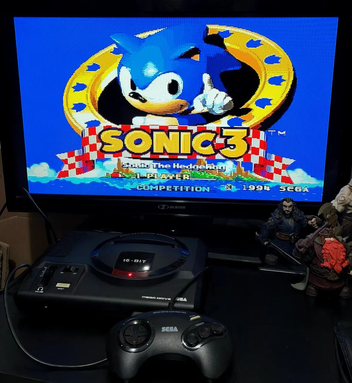 MegaDrive TecToy 2017 em excelente estado de conservação  ENVIO SOMENTE POR CORREIOS - Foto 5