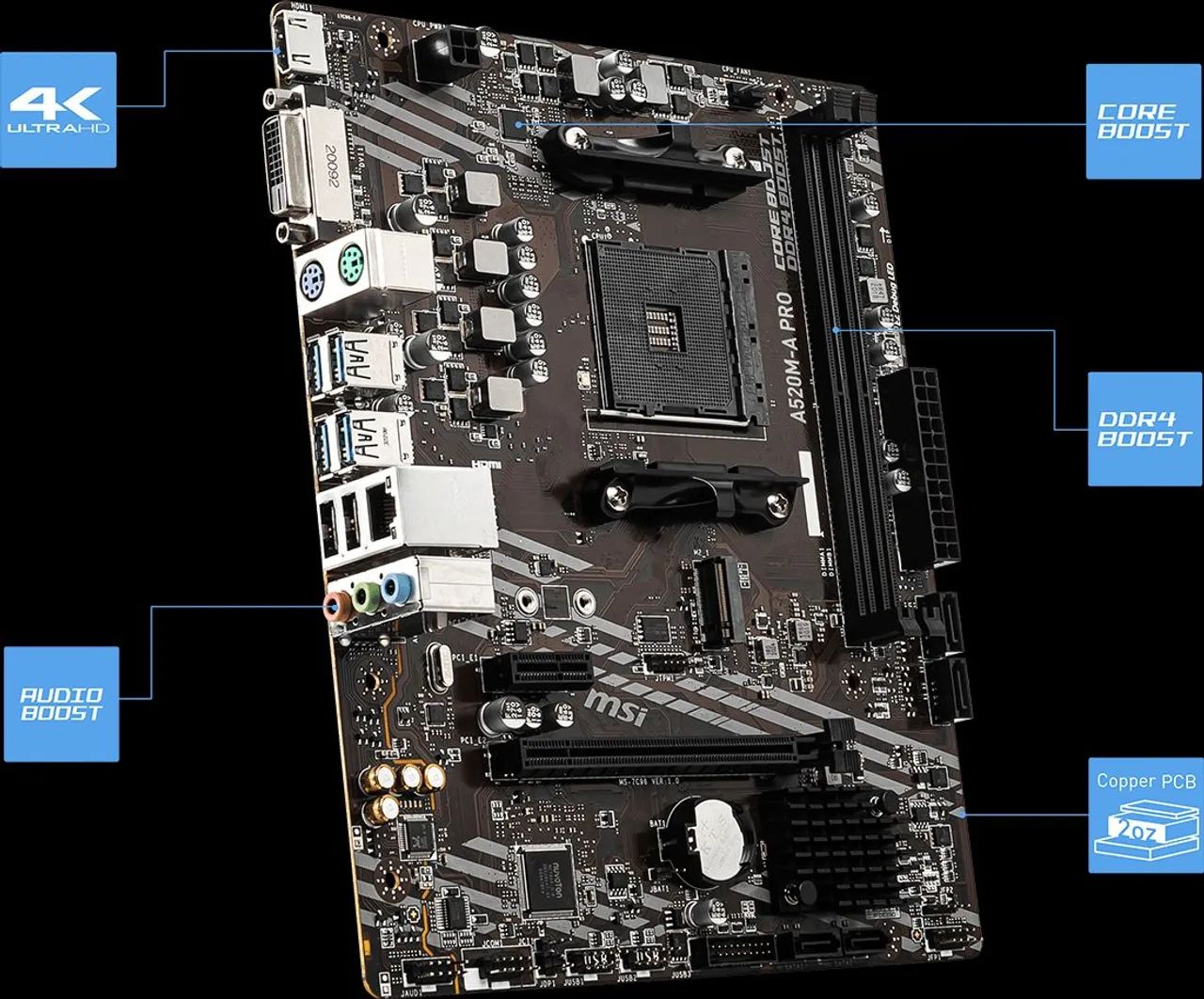 Placa mae a520m msi - Foto 3