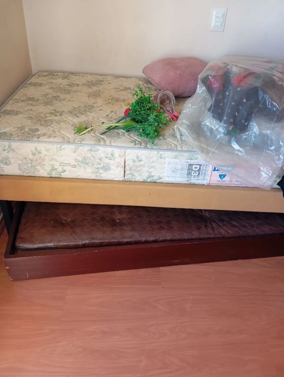 Cama de solteiro com cama auxiliar  - Foto 2