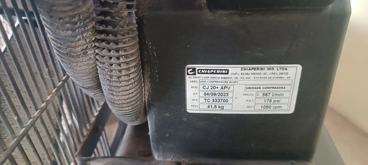 Compressor 200 Litros 5HP CHIAPERINI  - Foto 3
