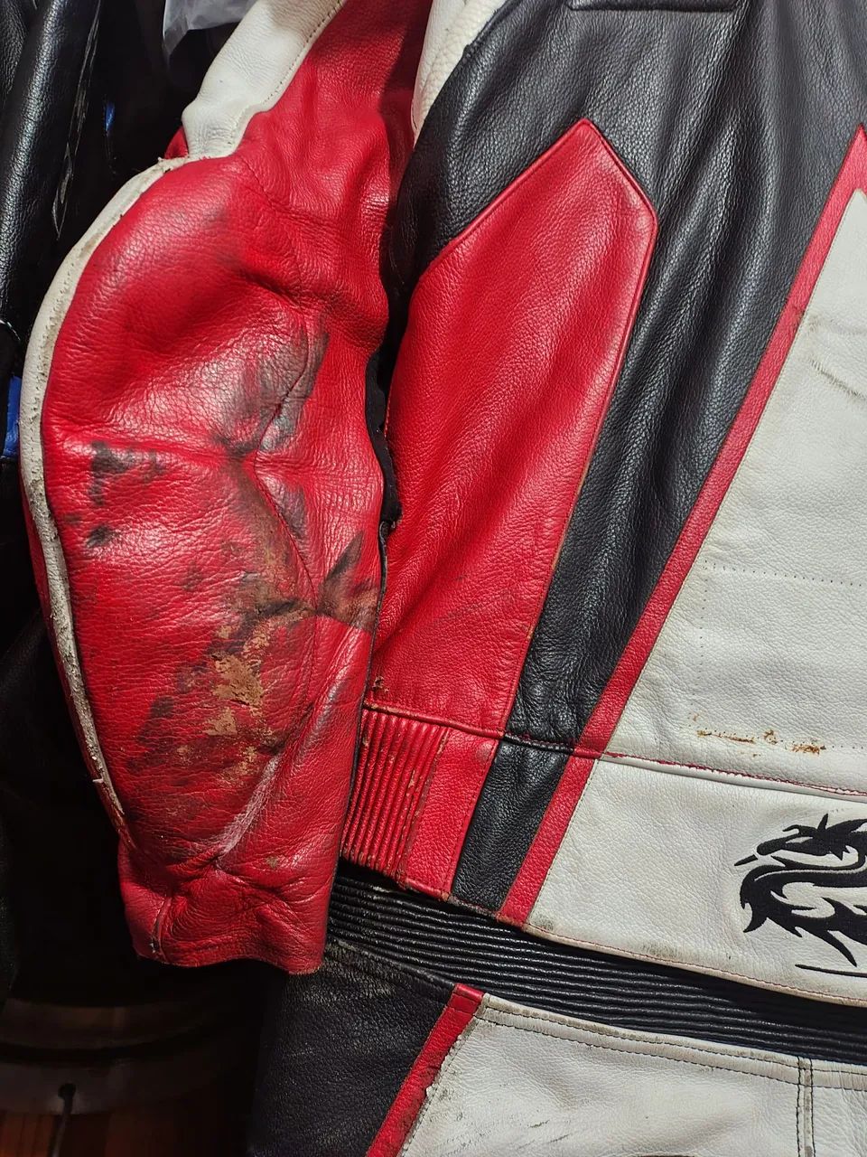Macacão de couro para motociclista  - Foto 3