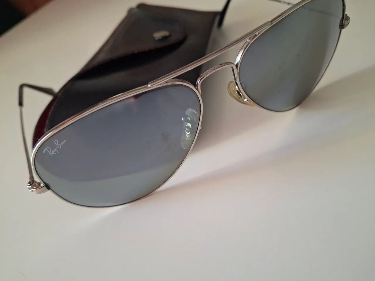 Ray-Ban Aviador óculos original espelhado