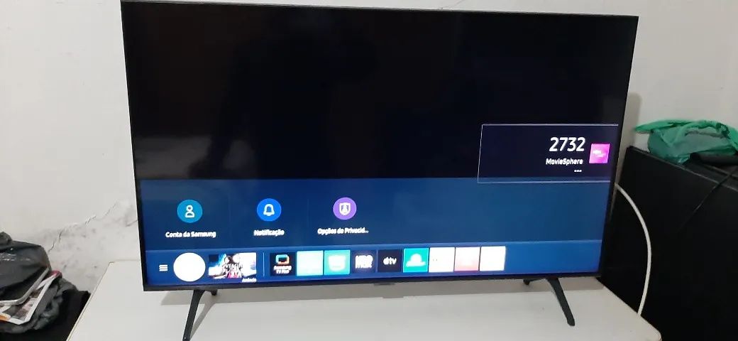 smart tv cristal 4k de 43pol. top completa e perfeita