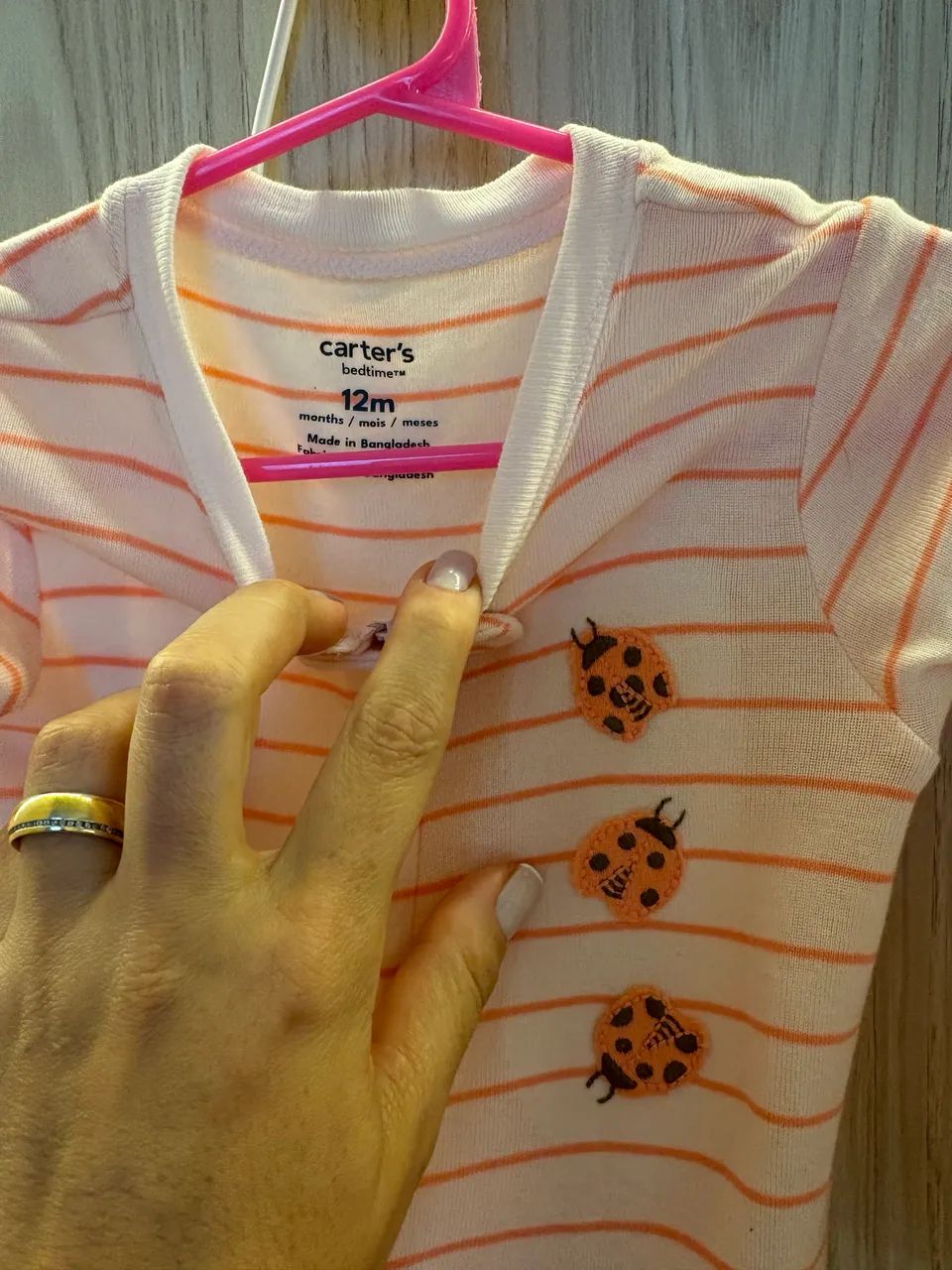 Pijama carters 1 ano novo  - Foto 3