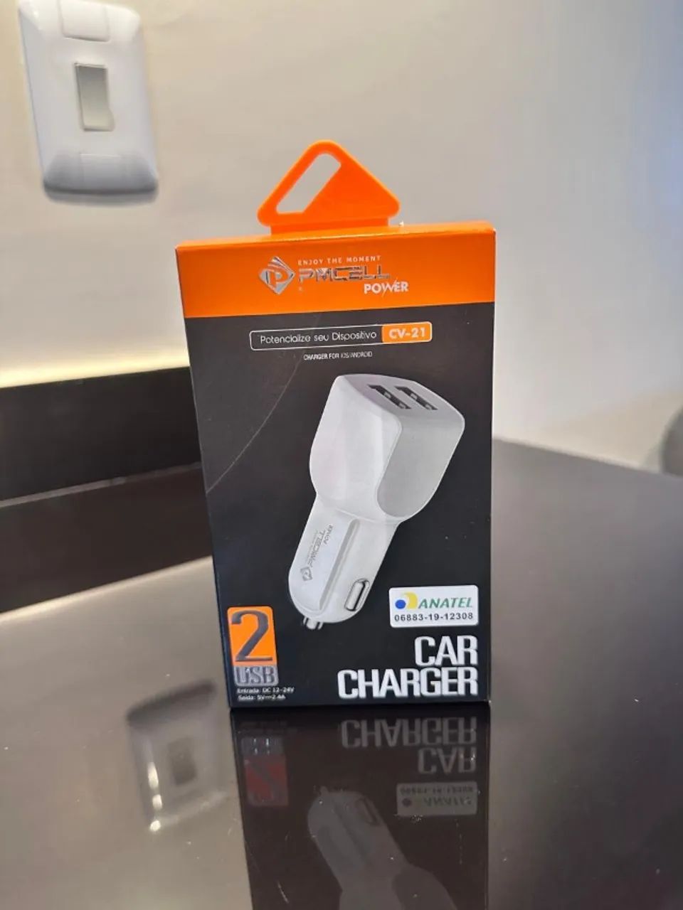 Carregador veicular CV-21, 2USB 
