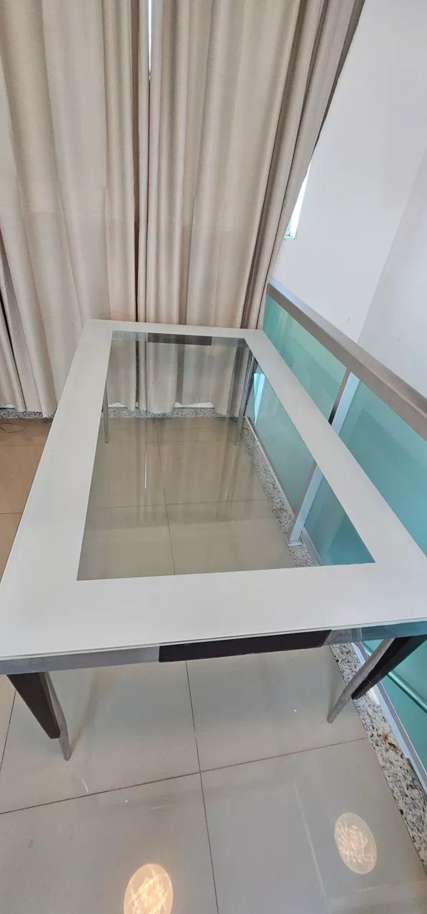 Mesa de jantar  com vidro   - Foto 3