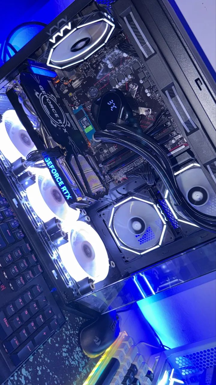 PC GAMER ASUS - Ryzen 7 5700 - RTX 3070 Ti -  impecável  - Foto 5