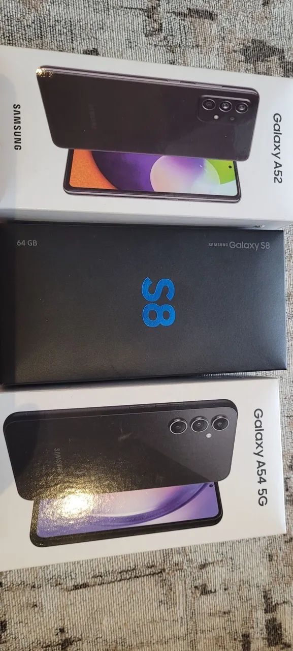 Caixas originais Samsung Galaxy