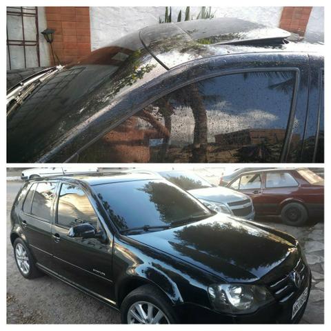 Golf Sportline 1.6 2011 top de linha airbag teto solar Banco couro roda de liga leve ABS - Foto 9