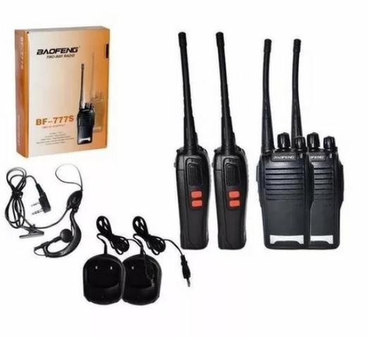 Kit 2 Radio Comunicador Walk Talk Baofeng 777s Profissional - Foto 6