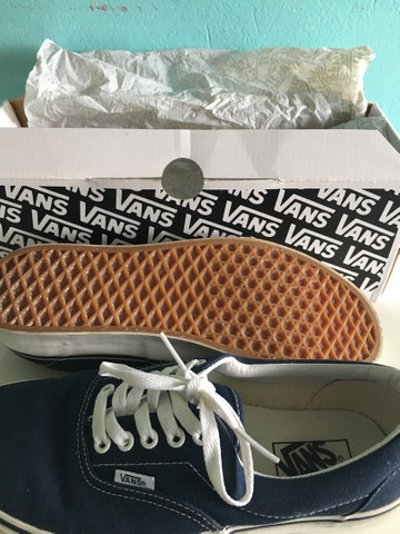caixa tenis vans original