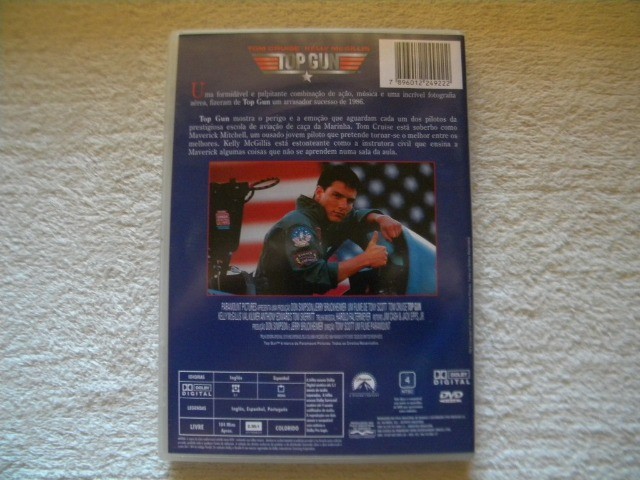 Dvd Top Gun Ases Indomáveis Tom Cruise Original. - Foto 3
