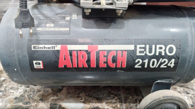 COMPRESSOR DE AR 8,5 PCM 24 LITROS - EURO 210/24 - EINHELL<br><br> - Foto 6